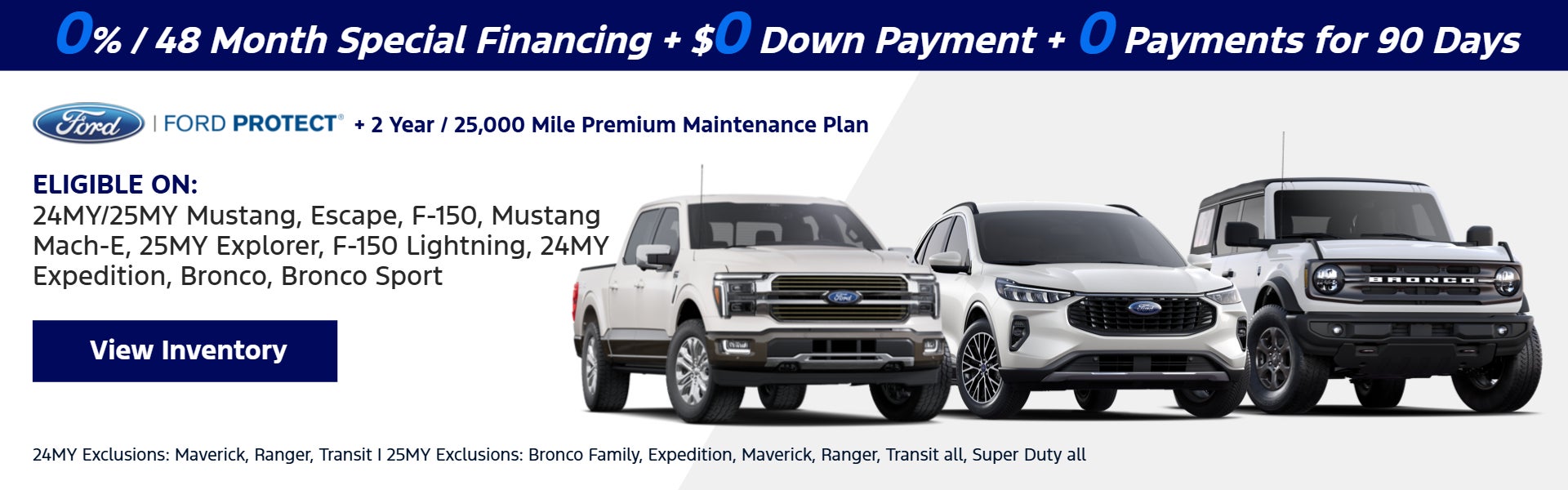 0%/48 month special financing